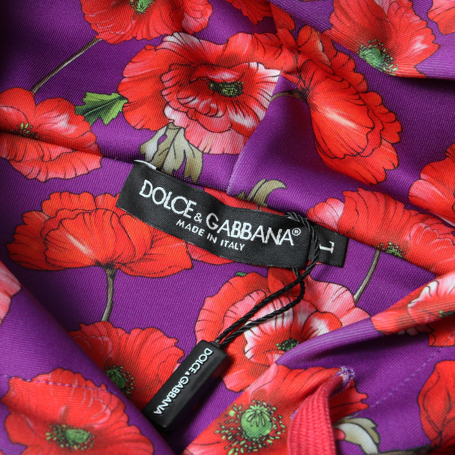 新品】DOLCE&GABBANA ドルチェ&ガッバーナ パーカー パープル サイズ:L 