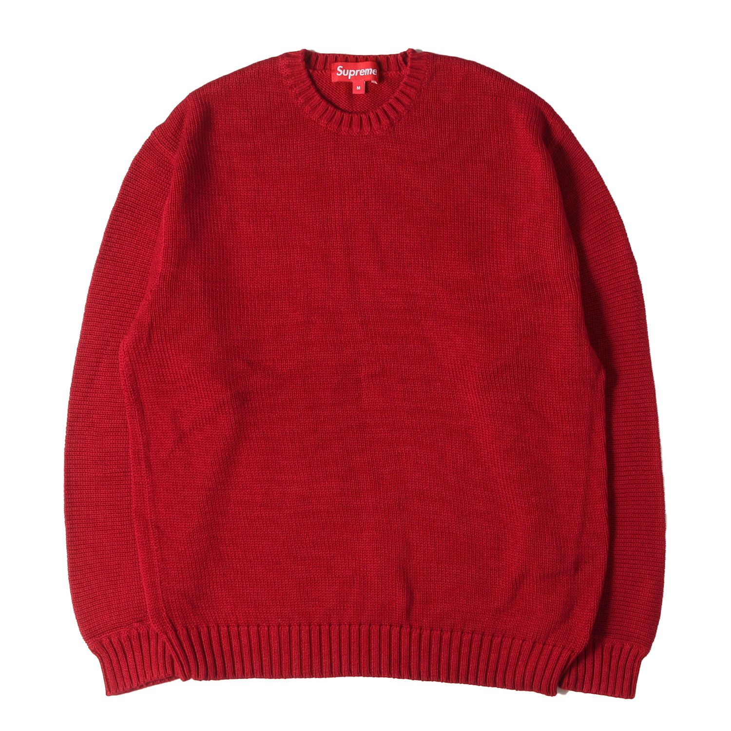 美品】Supreme シュプリーム ニット レッド サイズ:M | 20SS バック