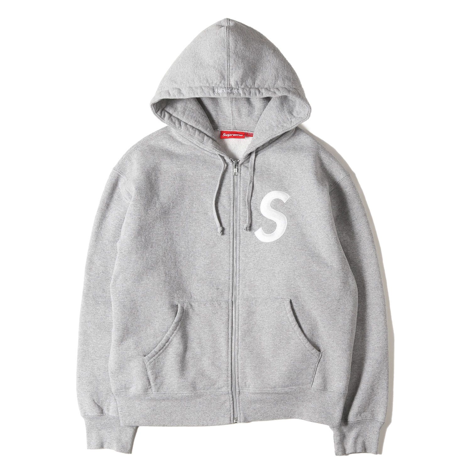 美品】Supreme シュプリーム パーカー ヘザーグレー S | 25AW Sロゴ 