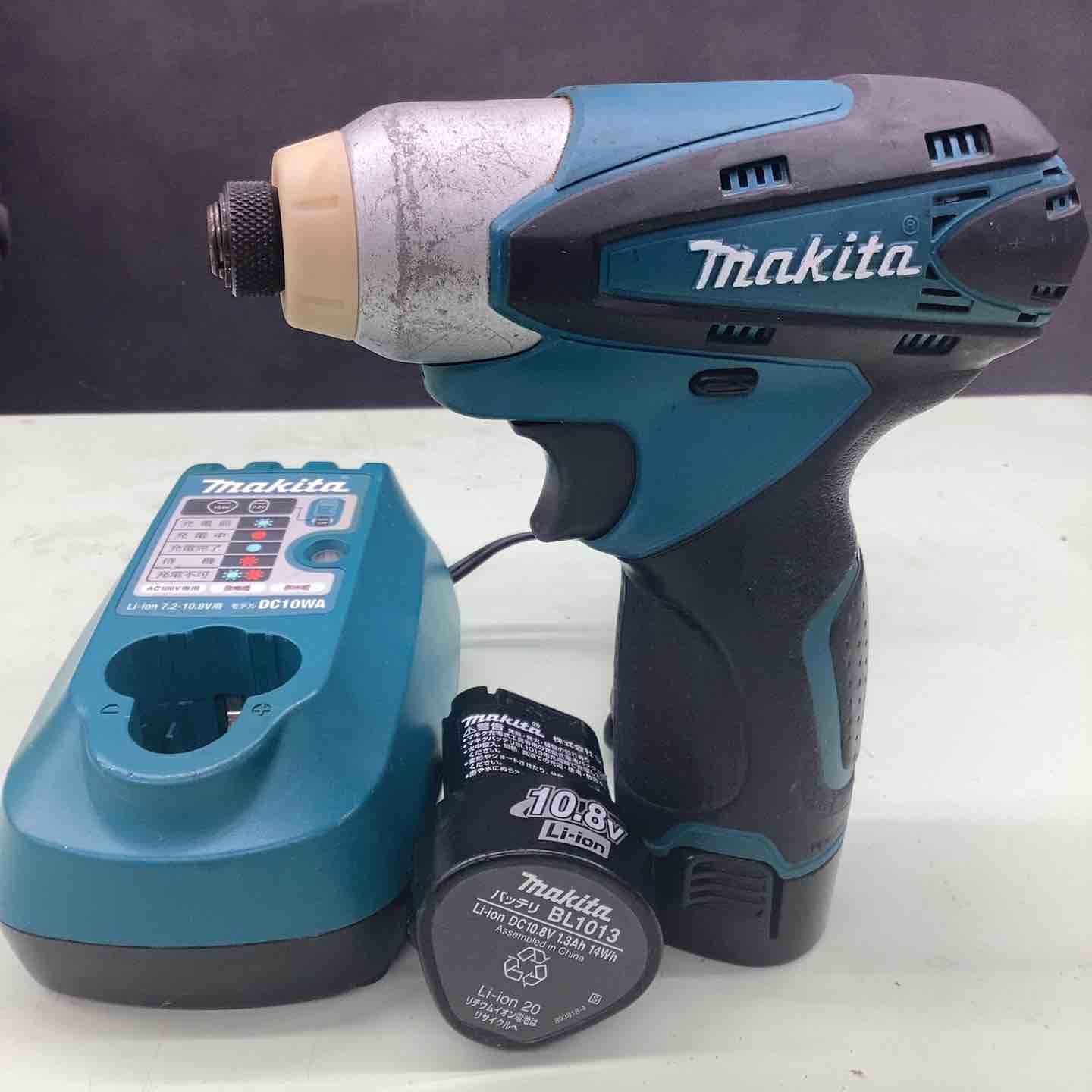 マキタ makita 10．8V充電式インパクトドライバー TD090DWX－中古 