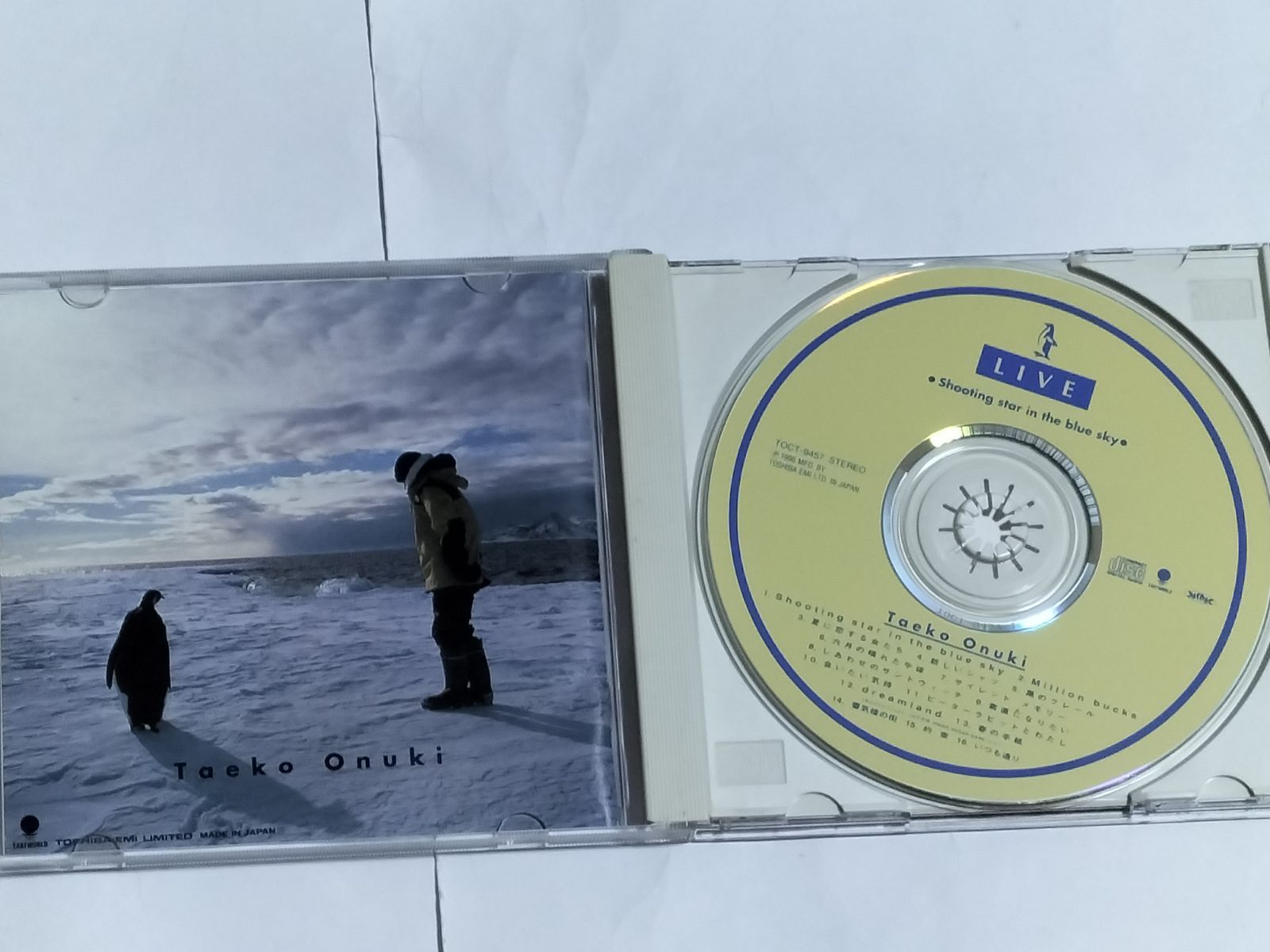 大貫妙子 CD Live93 Shooting star in the blue sky シューティング