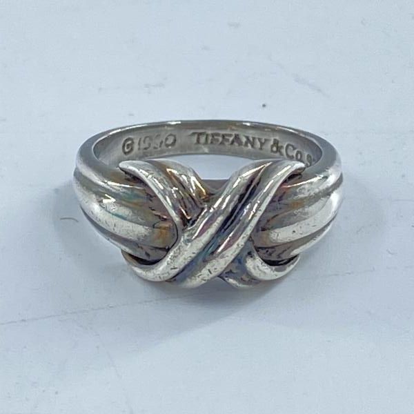 中古】Tiffany シグネチャークロスリング シルバー ティファニー 925