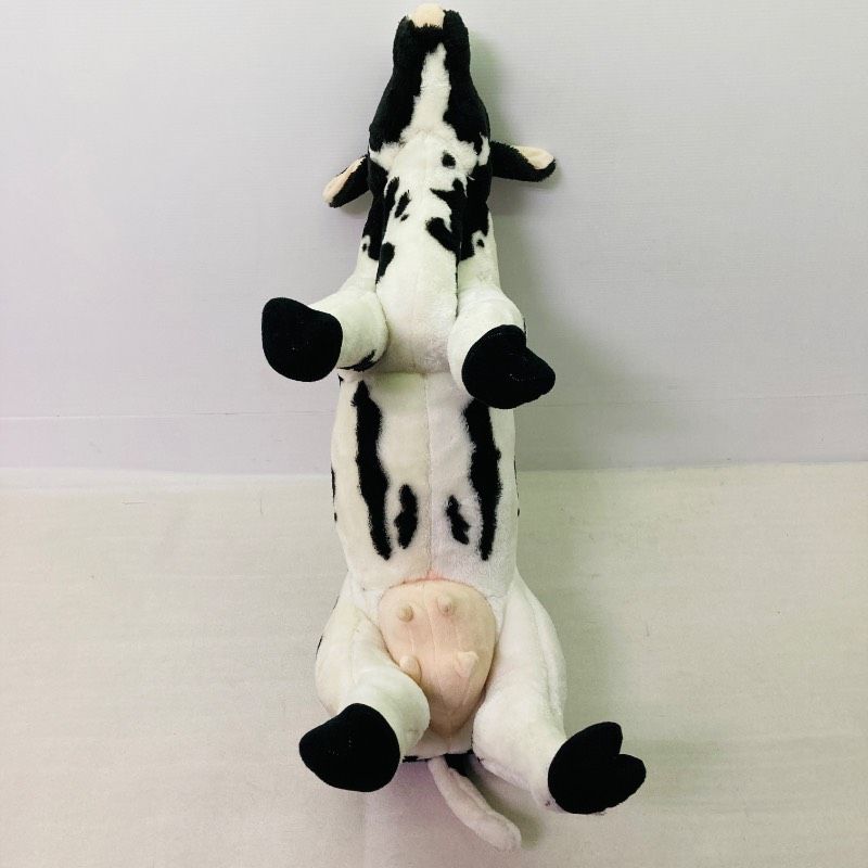 座れるぬいぐるみ ウシ アニマルスツール 耐荷重80kg 牛 牧場 ワールド