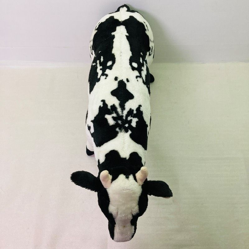 座れるぬいぐるみ ウシ アニマルスツール 耐荷重80kg 牛 牧場 ワールド