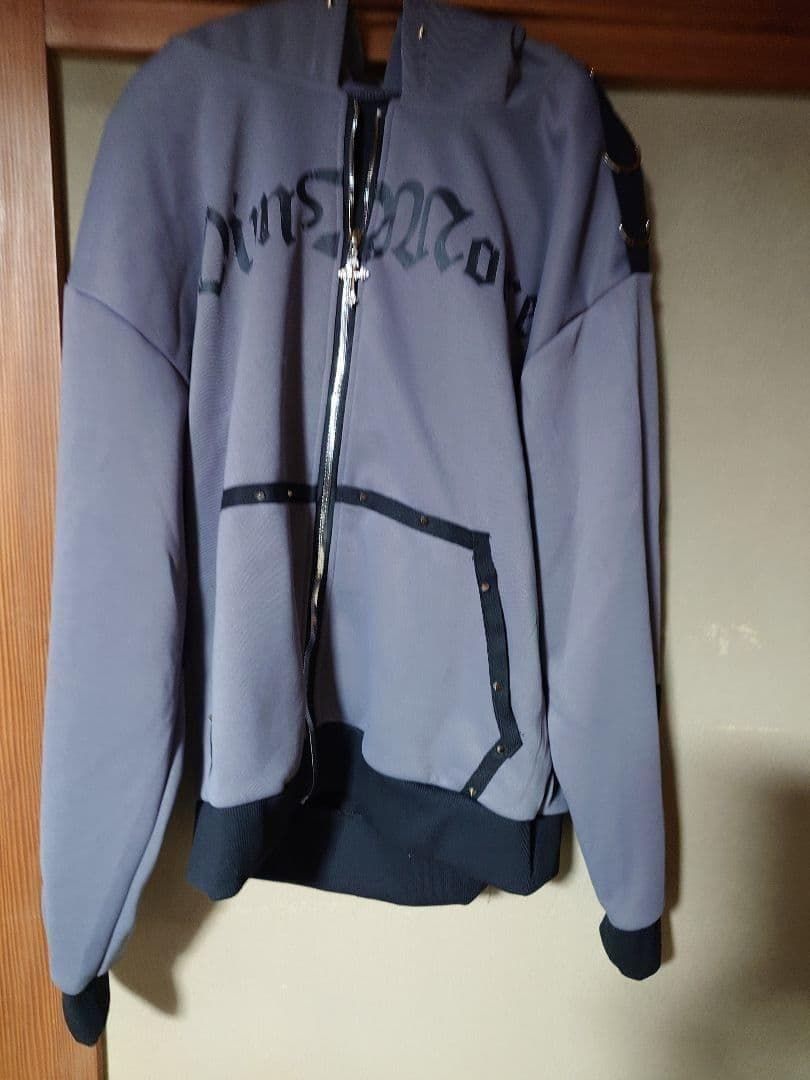 猫耳 パーカー パンク 地雷系 オーバーサイズ 病みかわ グレー 安全