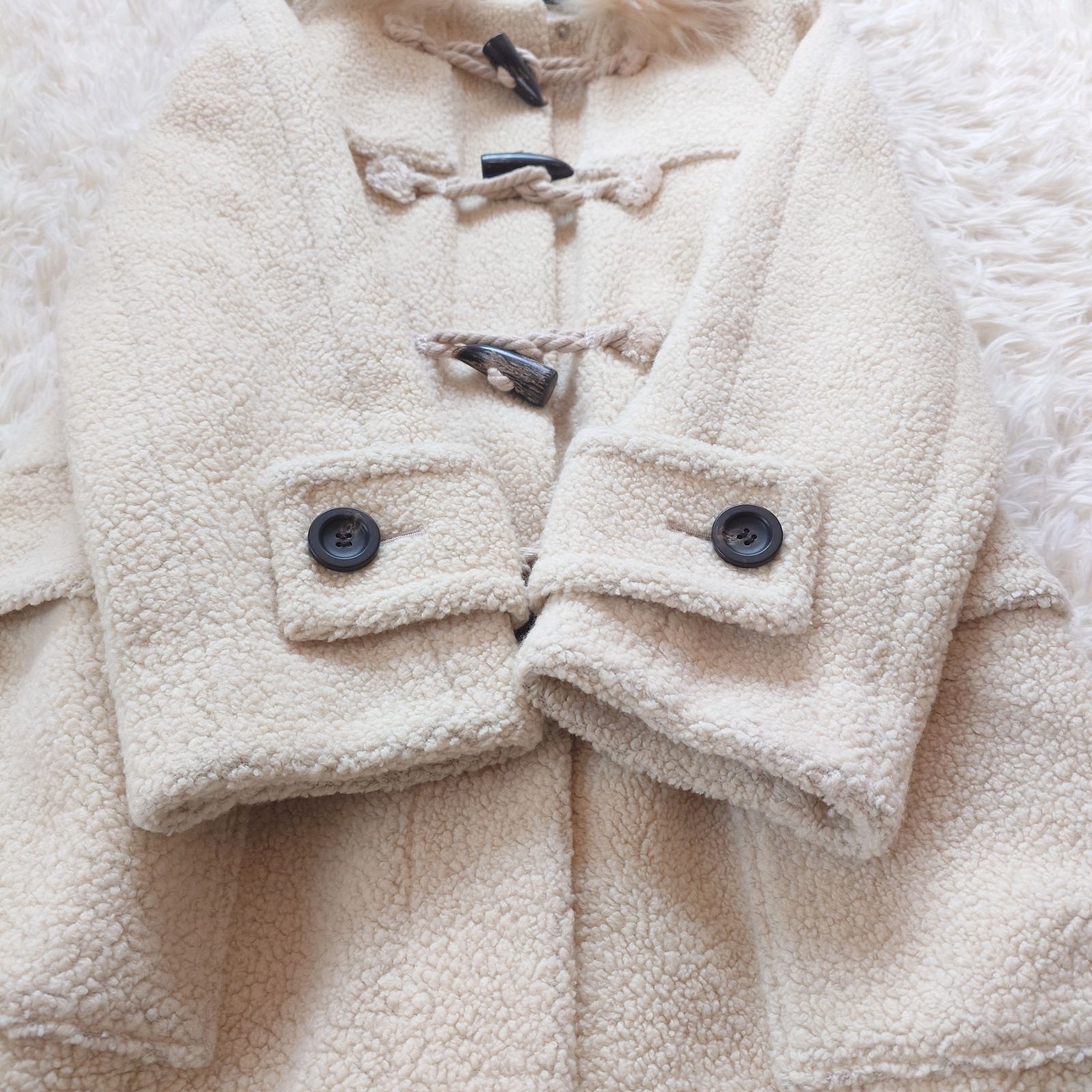 グレースコンチネンタル GRACE CONTINENTAL ボア ロング ダッフル