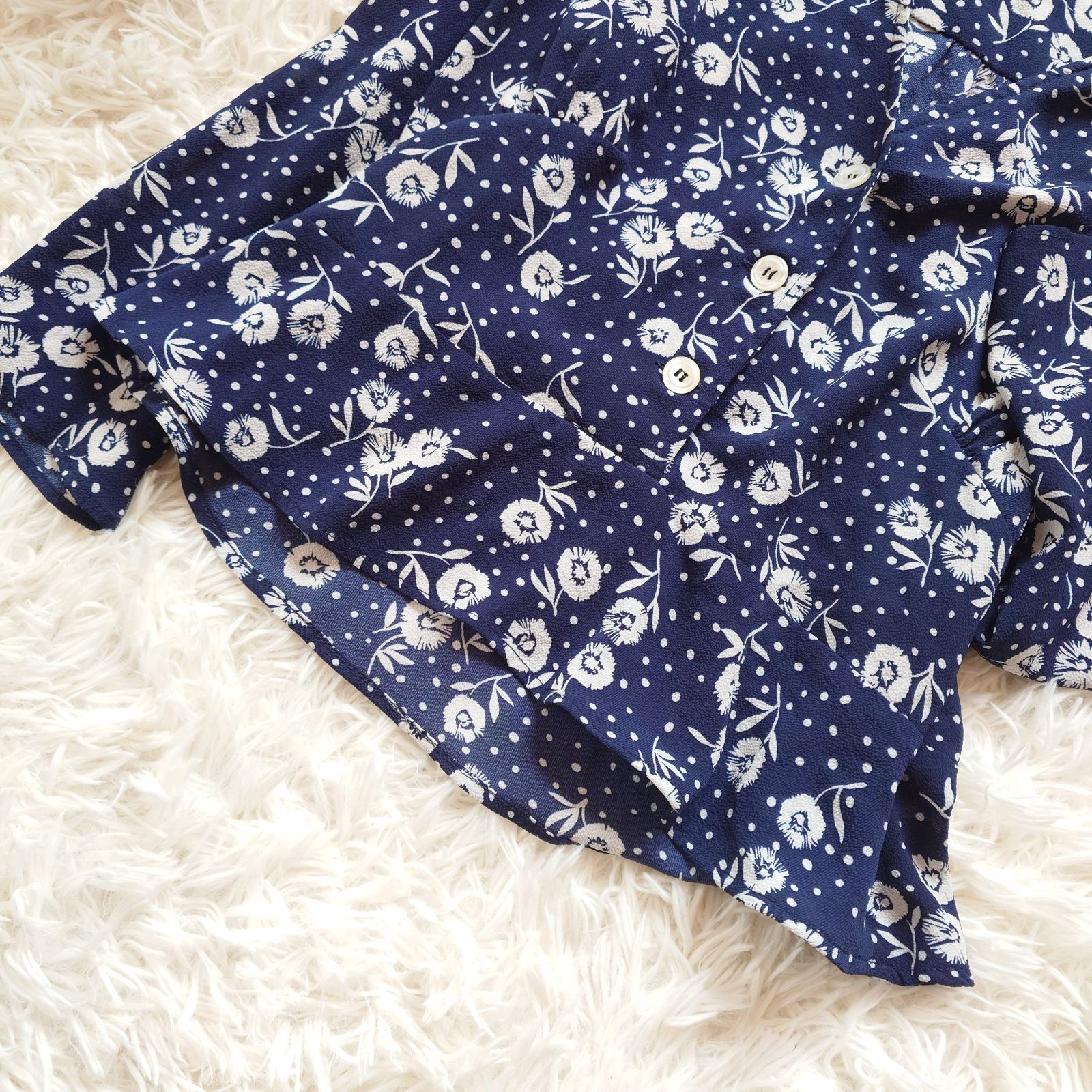 美品 ルージュ Rouge イエナ IENA 花柄 フラワー ブラウス シャツ