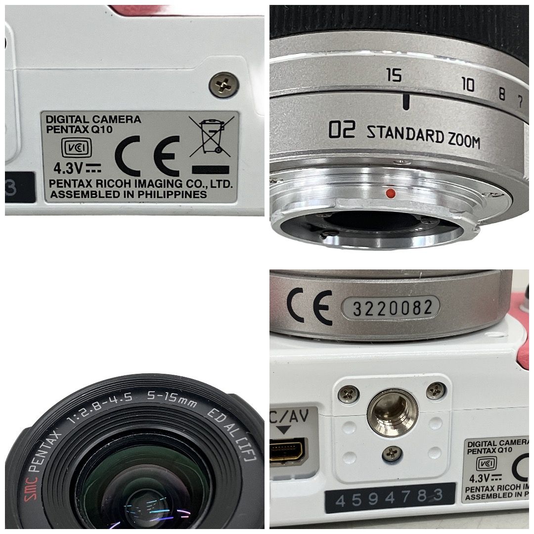 PENTAX Q10 5-15mm ミラーレス一眼 デジタルカメラ ズームキット