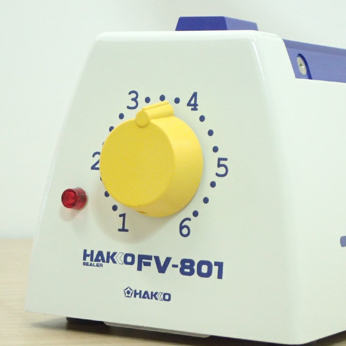 ◉卓上シーラー機　FV-801 中古品◉ 法人歓迎！】HAKKO 卓上シーラー FV801 ブルー インパルスシーラー