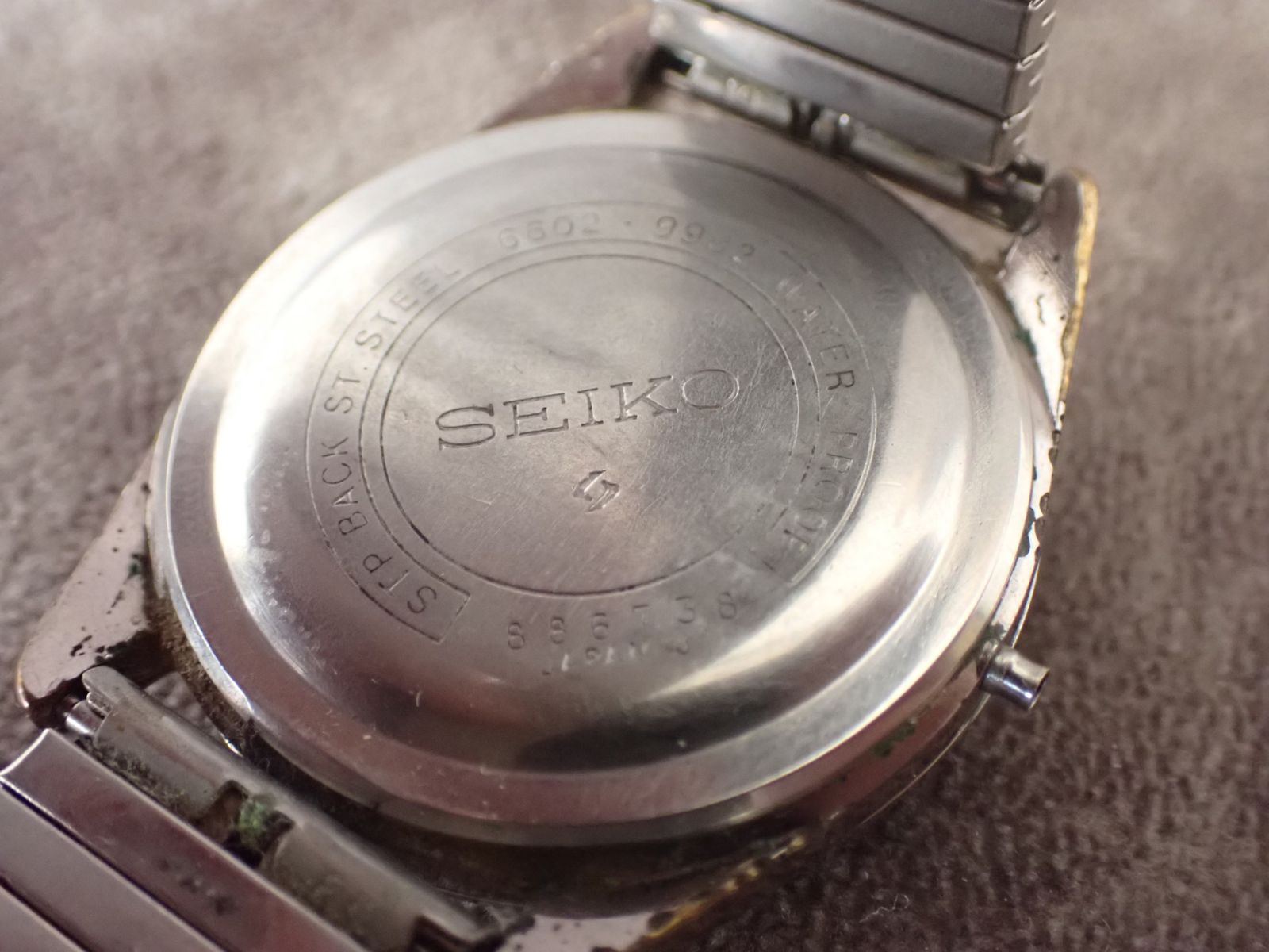 ジャンク2点】SEIKO スポーツマン/ロードマチック 部品取り・修理用 