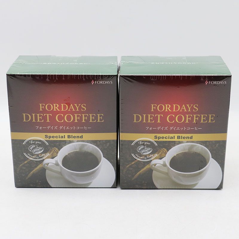フォーデイズ ダイエットコーヒー 63g(2.1g×30本) 2箱セット 期限2027