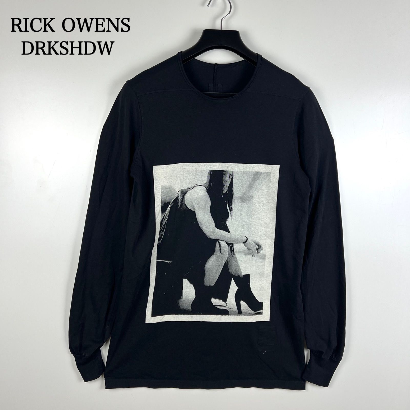 RICK OWENS DRKSHDW FW19 DRKSHDW LS LEVEL TEE S DU19F6260-RNEP8 