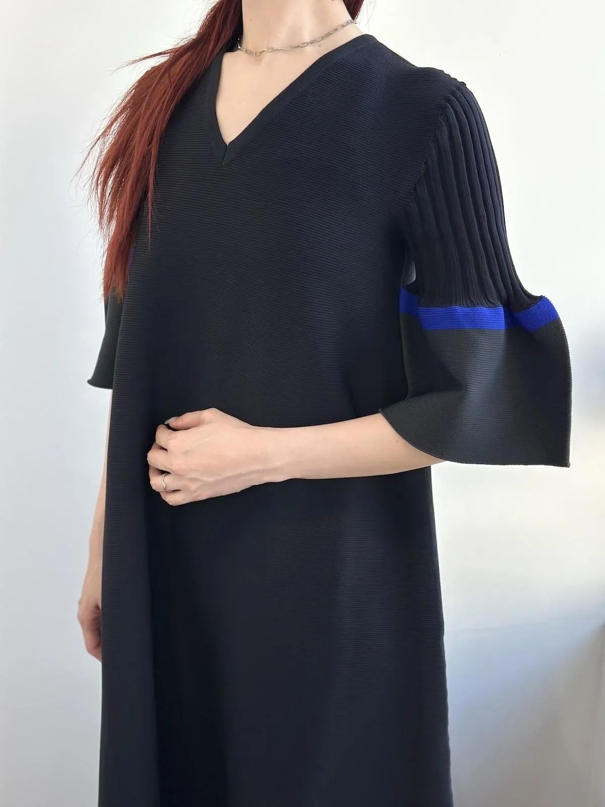 CFCL(シーエフシーエル) ポッタリーショートベルスリーブフレアドレス