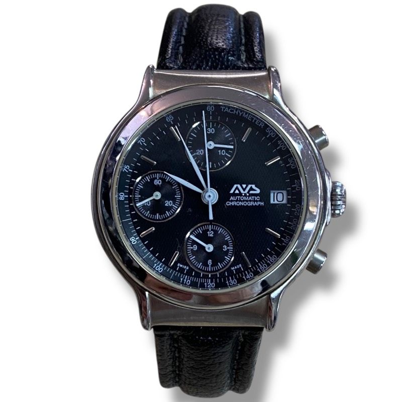 文字盤ブラック 腕周り最大約18cm