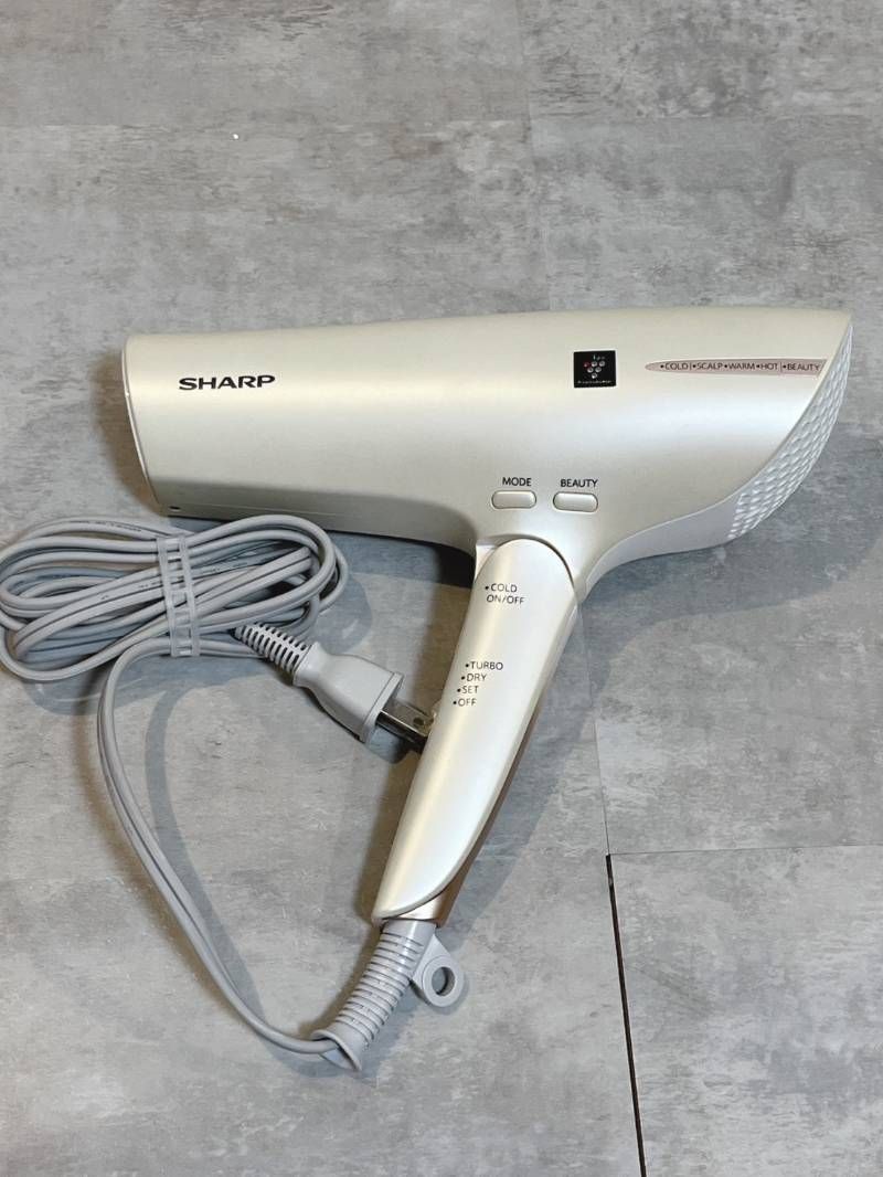 SHARP ドライヤー | IB-NP9-P シャープ ブラック SHARP プラズマ