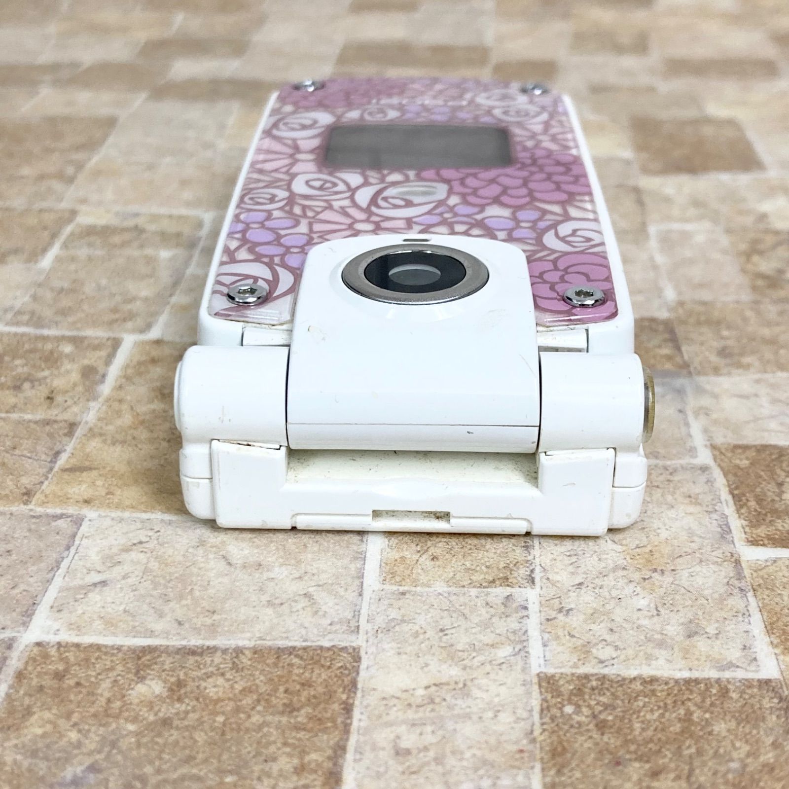 初期化済】NTT docomo FOMA P902i ホワイト×ブーケグラス パナソニック
