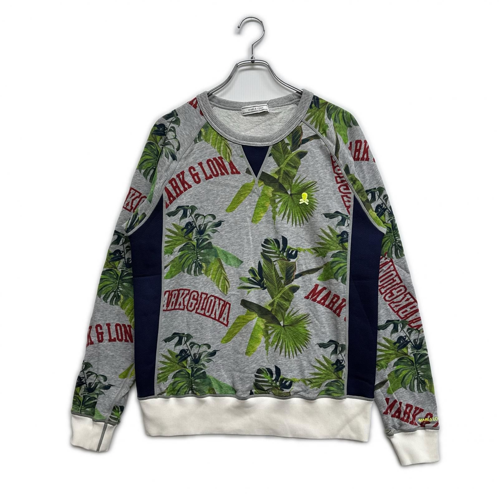 中古 メンズ マークアンドロナ MARK&LONA スウェット L グレー
