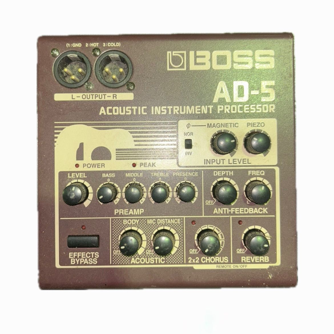 BOSS AD-5 アコースティック用プリアンプ AD-5 | Acoustic Instrument