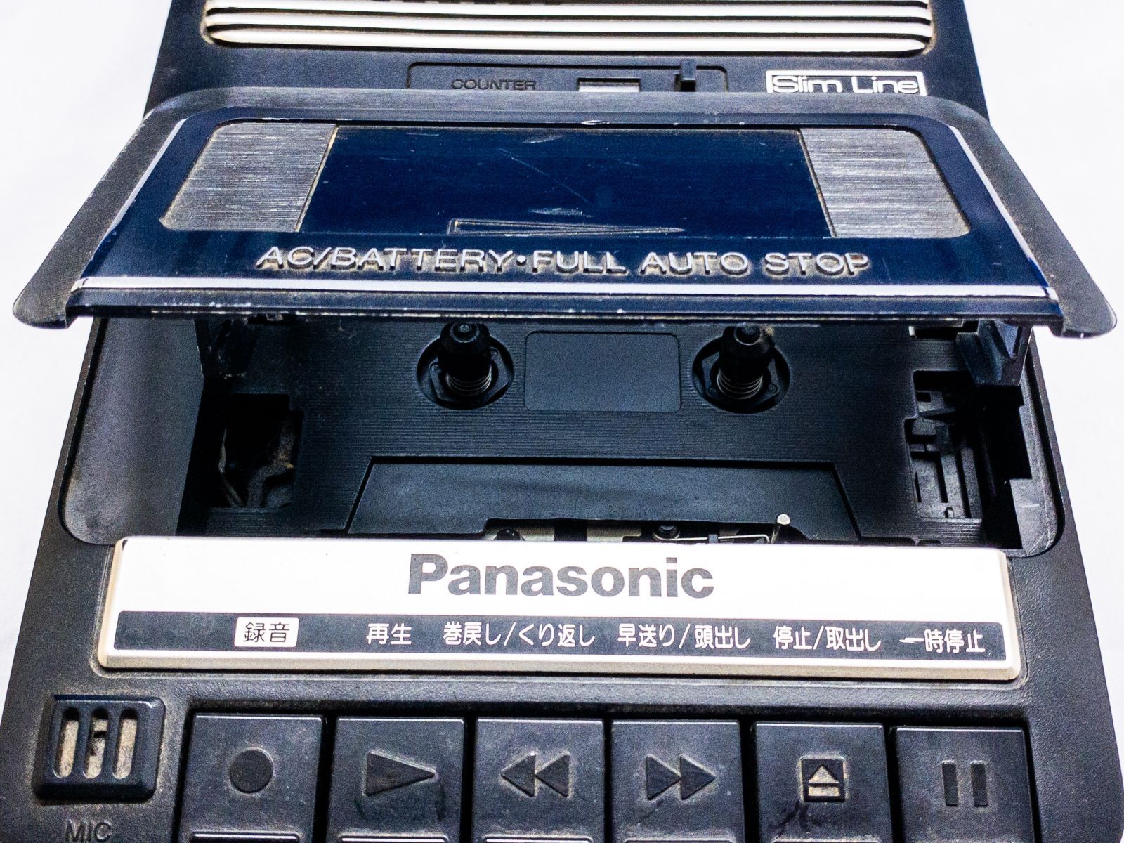 昭和レトロ】 Panasonic RQ-2112 ポータブルカセットレコーダー 