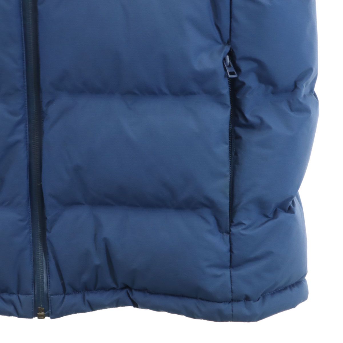 UNIQLO ユニクロ シームレス ダウンジャケット M ブルー系 メンズ 古着