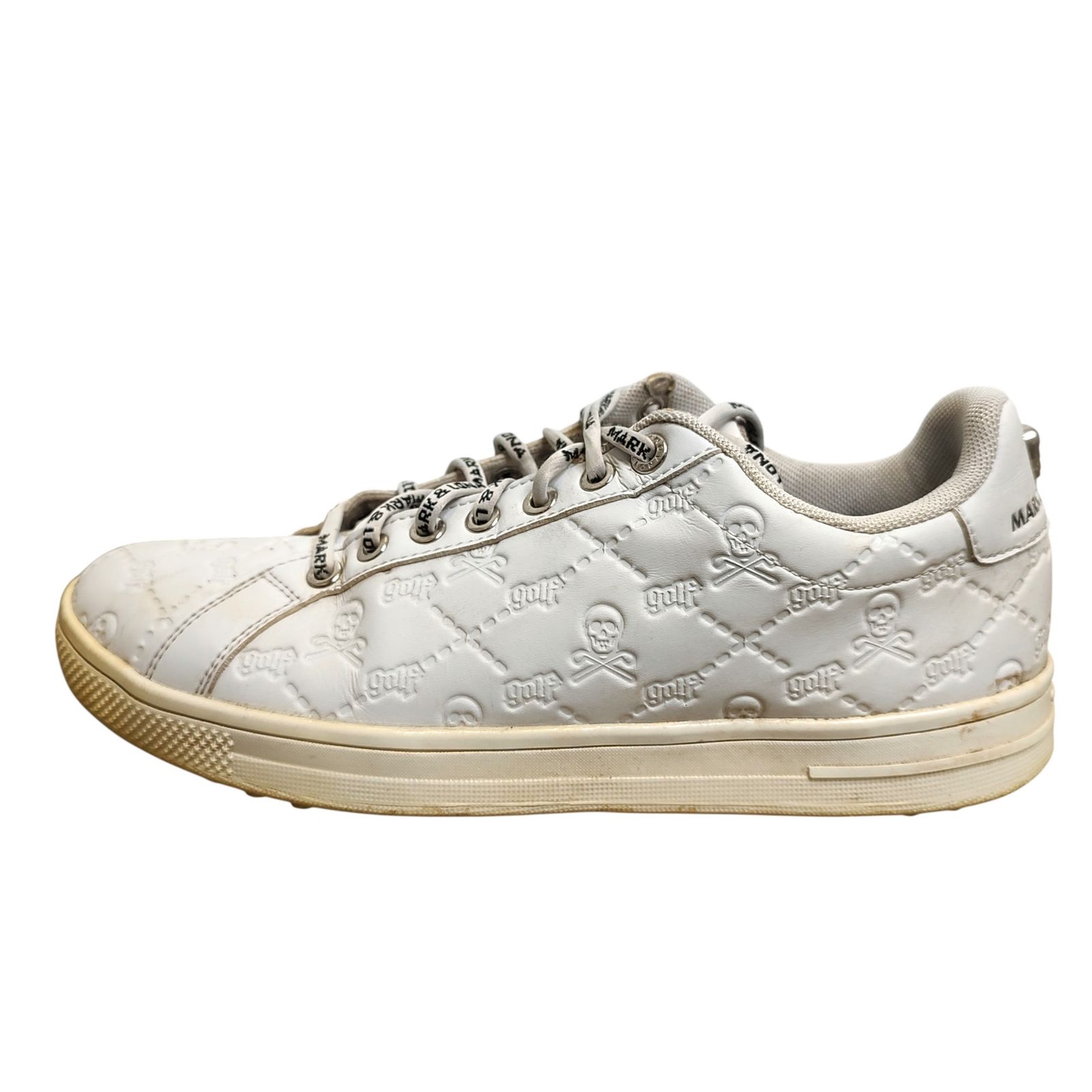 MARK&LONA マークアンドロナ エンボスキルトスカルスニーカー23.0 MARK&LONA マークアンドロナ ゴルフ Ruler Green Sneaker エンボス