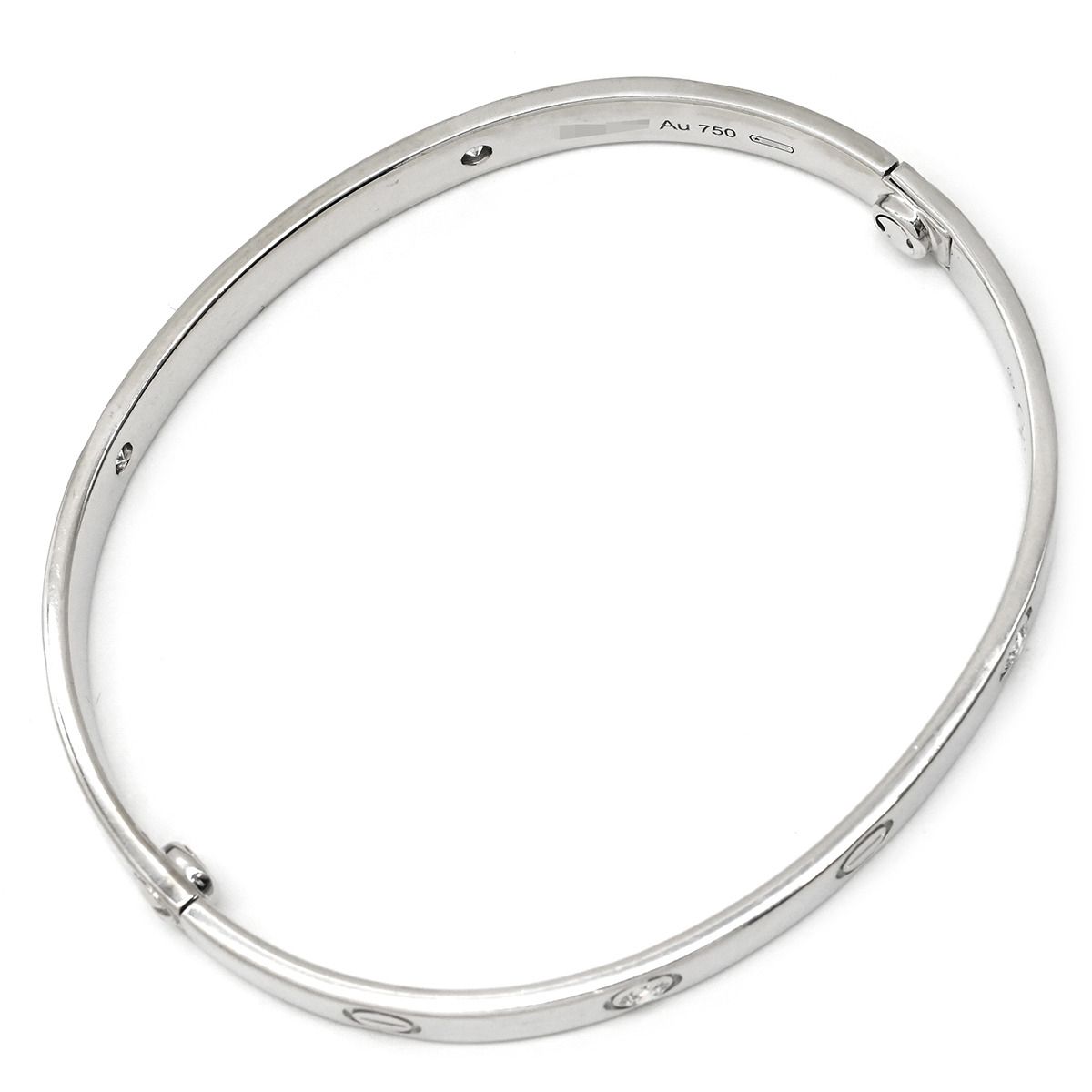 カルティエ Cartier ブレスレット LOVE ラブブレス 旧型 ハーフダイヤ 
