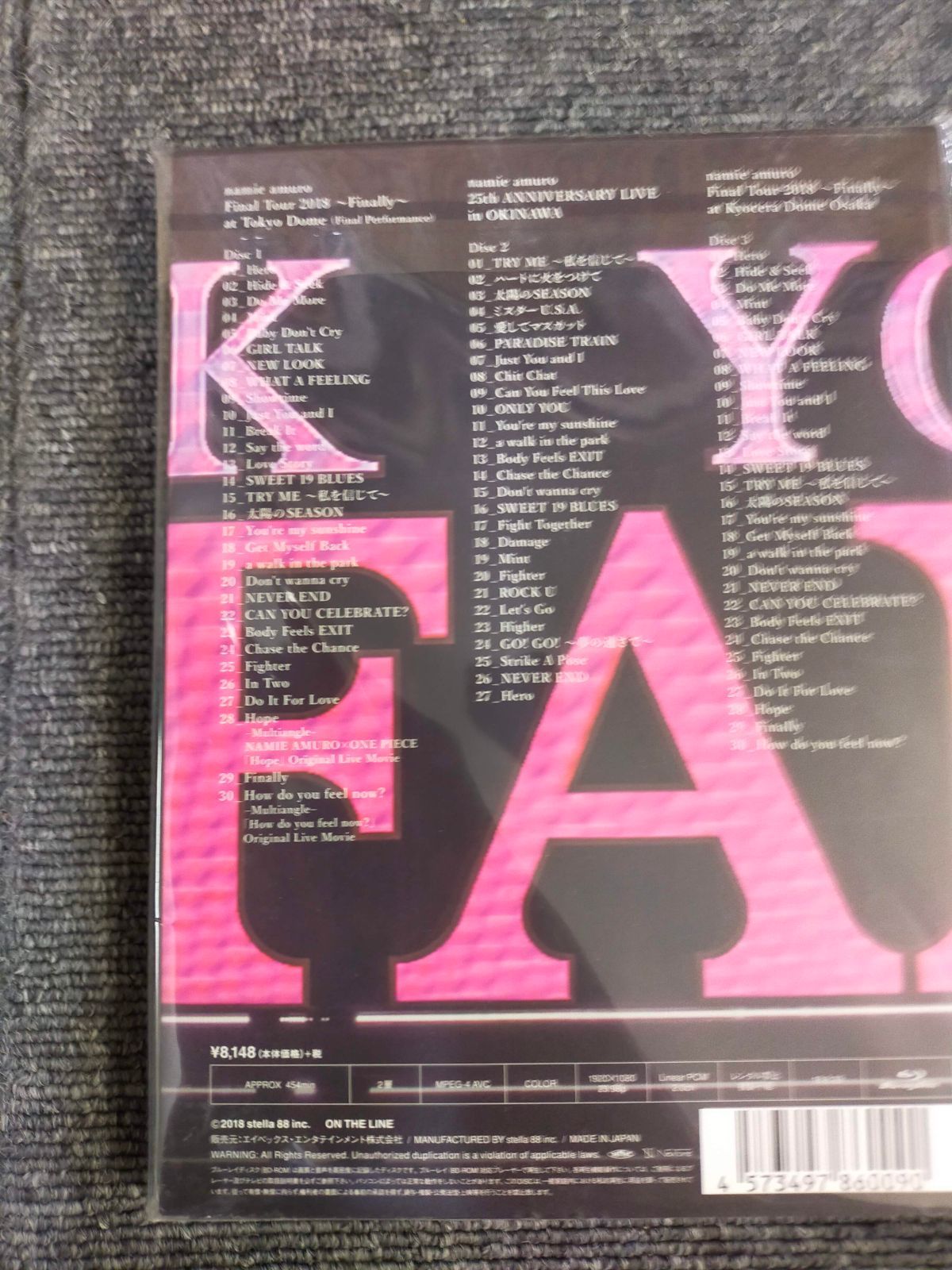namie amuro Final Tour 2018 ~Finally~ (東京ドーム最終公演+25周年
