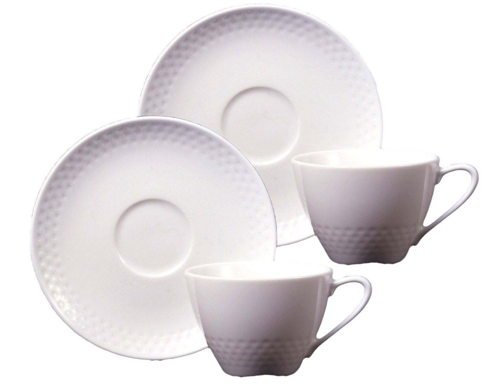 【数量限定】Noritake ノリタケ カップ & ソーサー ( ペアセット ) ( コーヒー ティー 兼用) 210cc リズモホワイト 電子レンジ対応 食洗機対応 2客 ファインポーセレン P5389L/1610