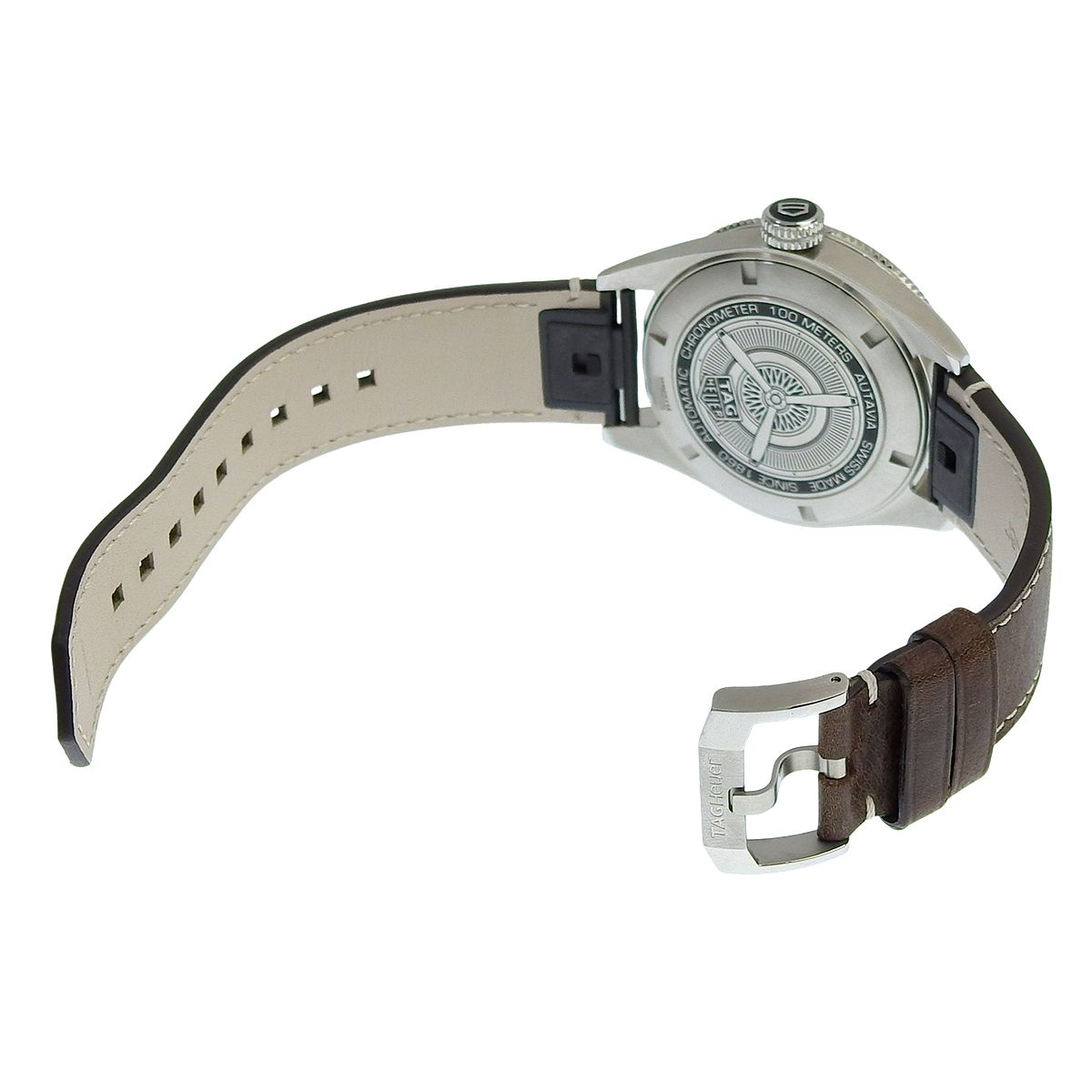  2025年保証書付 タグホイヤー オータヴィア WBE5114.FC8266 SS|革 ブラック 自動巻き メンズ 40802166145 アラモード セレモニー 自動巻き時計 腕時計(アナログ)