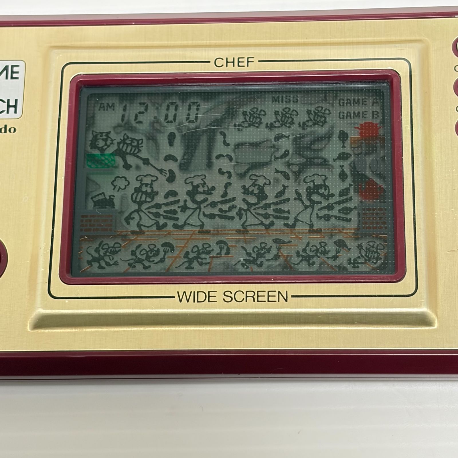 Nintendo Game & Watch – CHEF (Wide Screen Series) 【動作品】任天堂