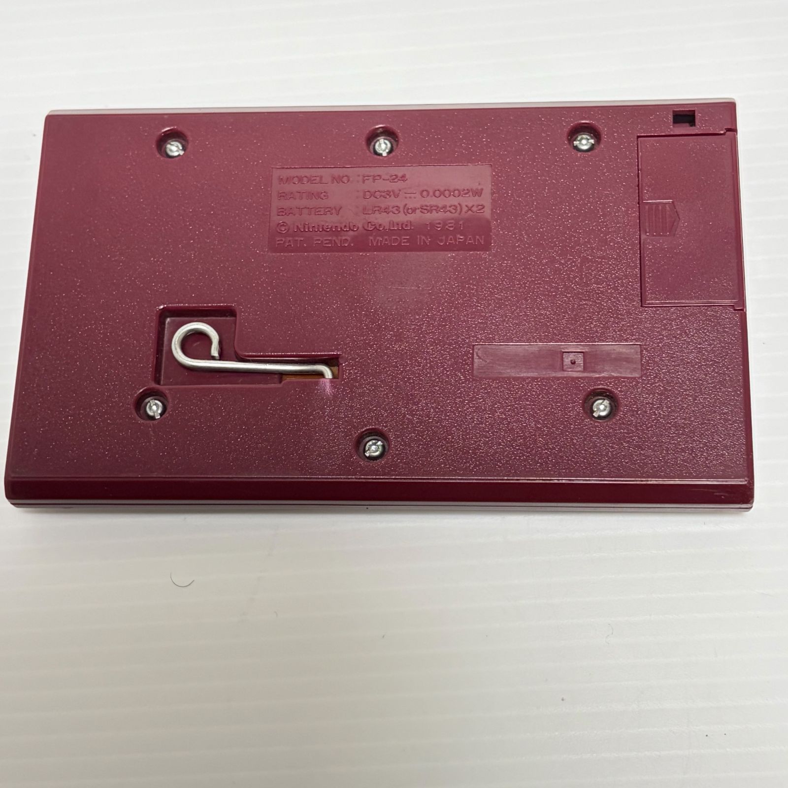 Nintendo Game & Watch – CHEF (Wide Screen Series) 【動作品】任天堂