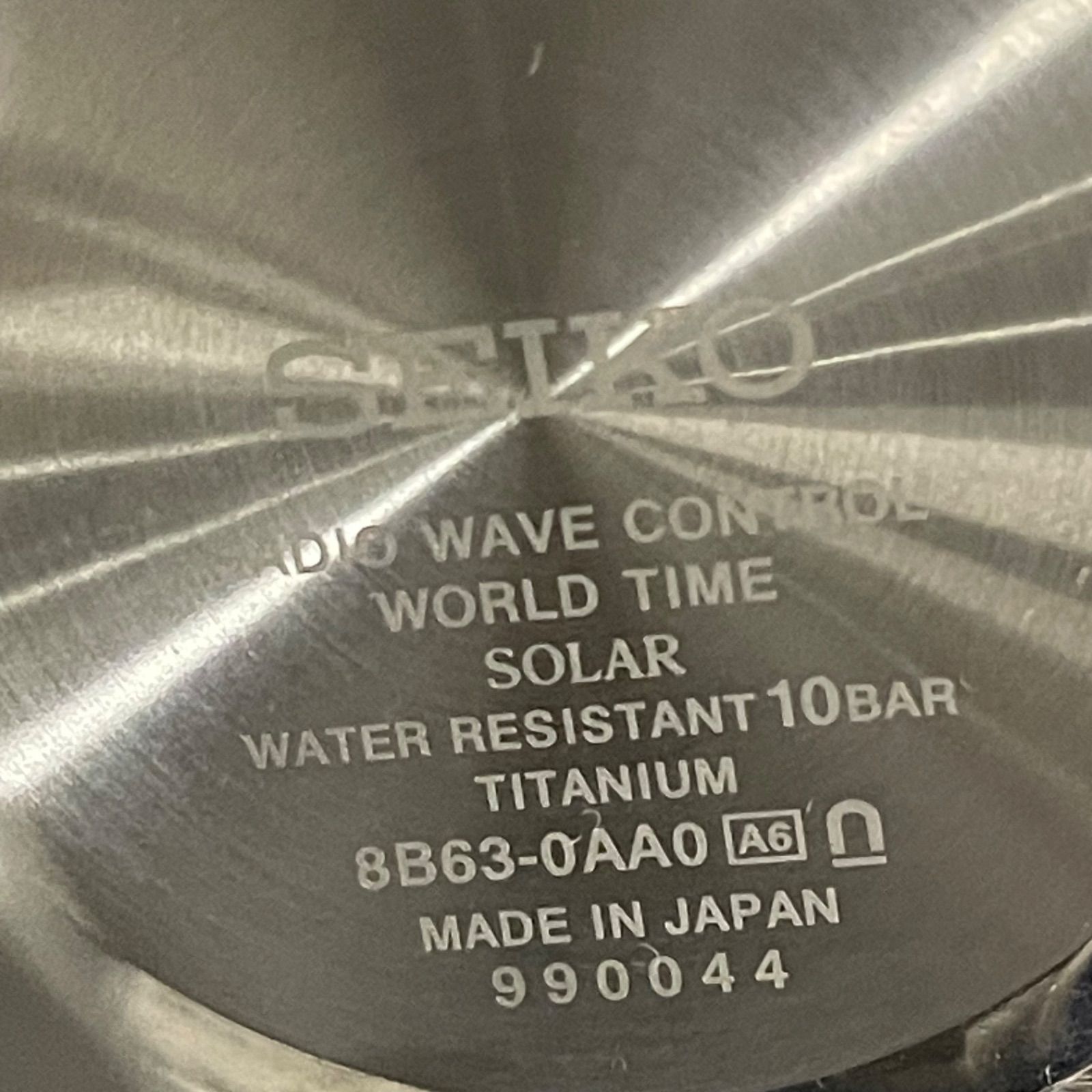  ®️ SEIKO セイコー BRIGHTZ ブライツ フライトエキスパート SAGA243 8B63-0AA0 ソーラー電波 チタン 生活防水 稼働 ブラック ピンクゴールド クルーネック 自動巻き時計 腕時計(アナログ)