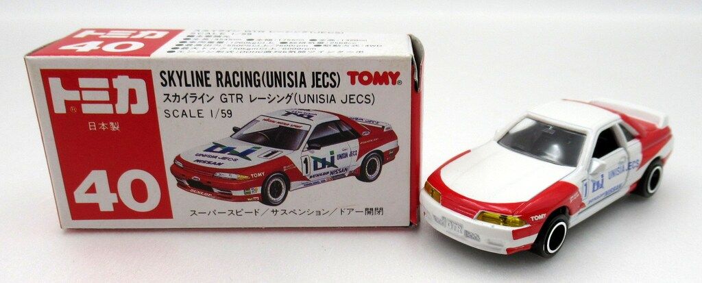 トミー トミカ/赤箱日本製 スカイライン GTR レーシング(JECS) 40-2-1