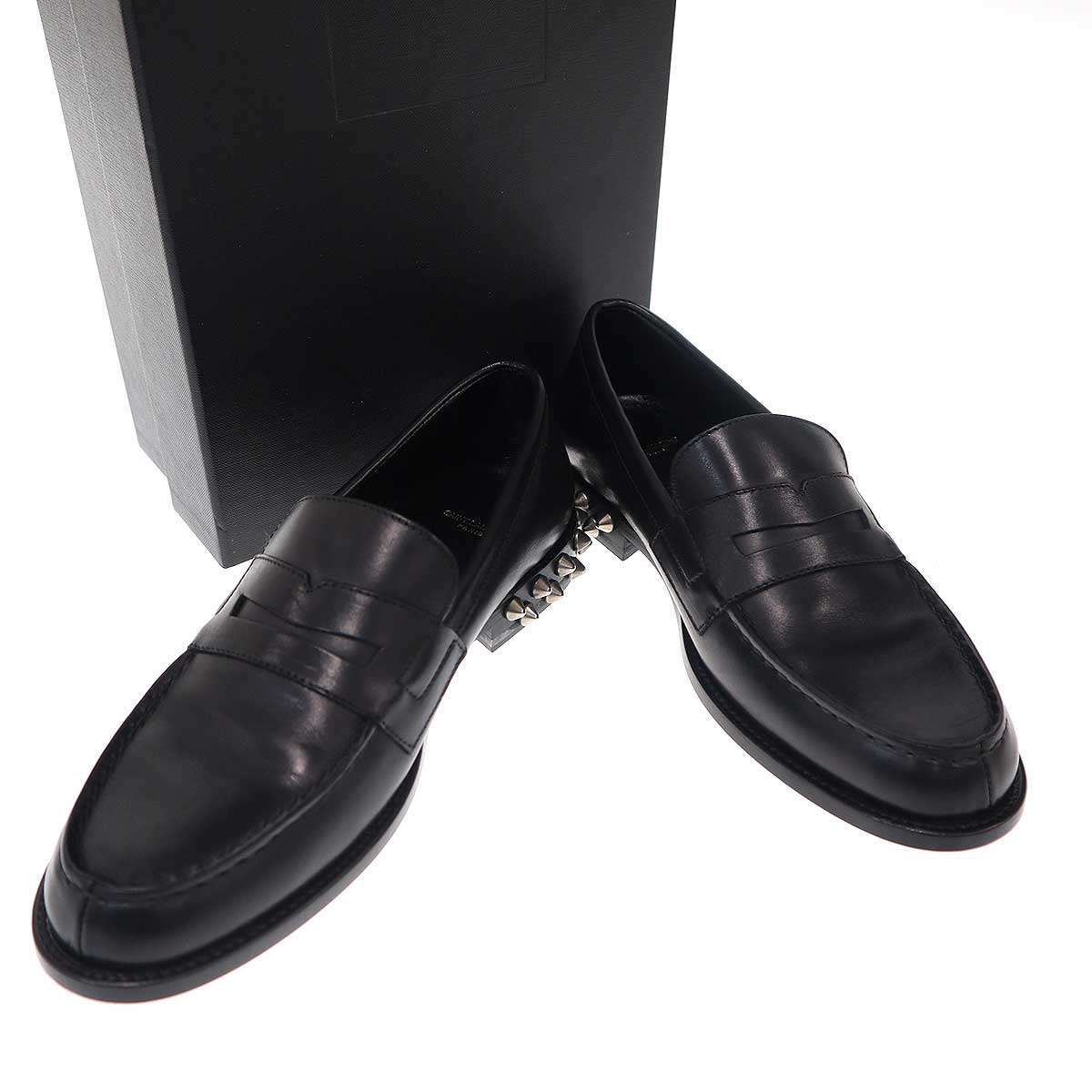 SAINT LAURENT PARIS サンローラン パリ スタッズヒールレザー 