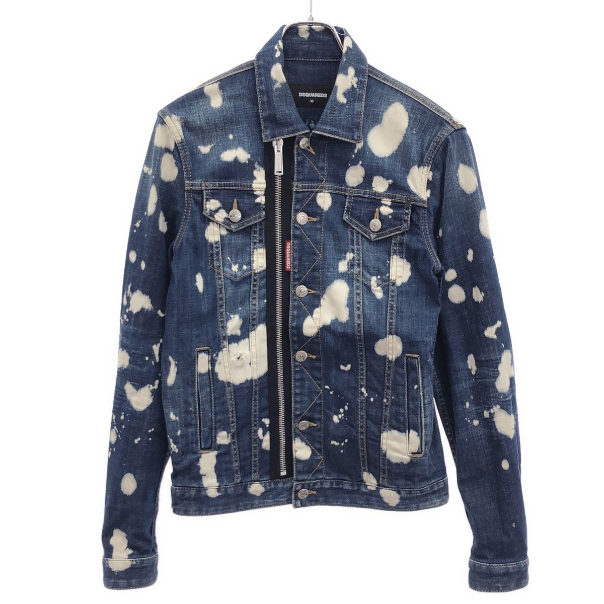 DSQUARED2 ディースクエアード 21AW Jean Jacket ブリーチジップ