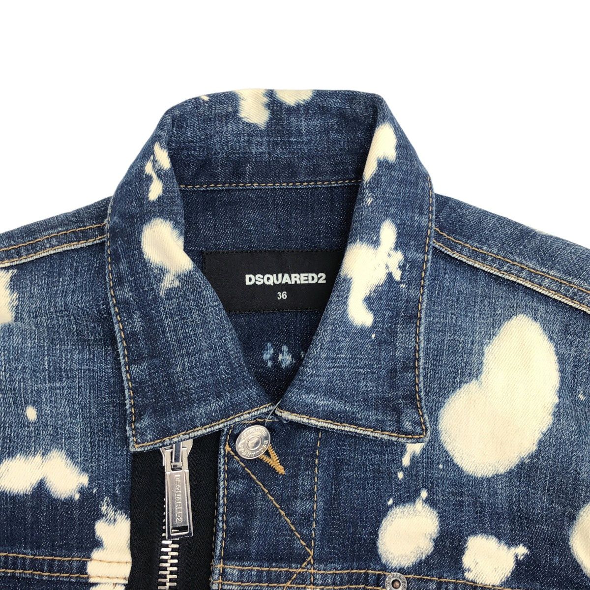 DSQUARED2 ディースクエアード 21AW Jean Jacket ブリーチジップ