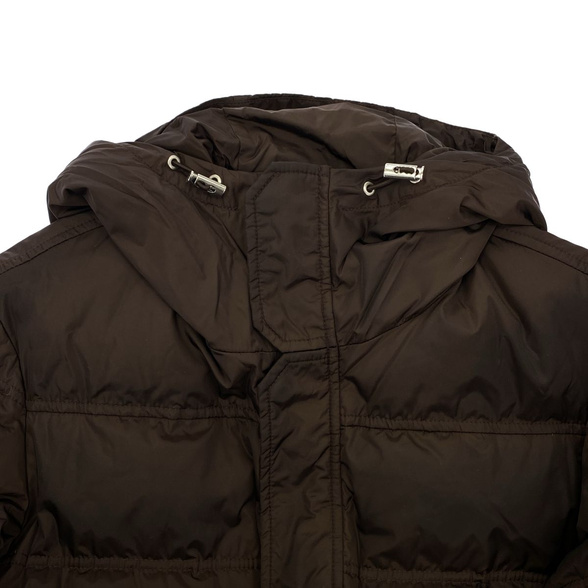 GUCCI グッチ 10AW フーデッドダウンジャケット 245744 Z9687 ブラウン 