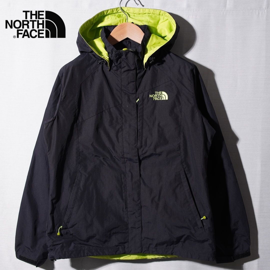 ノースフェイス THE NORTH FACE ナイロンジャケット L ブラック 黄緑