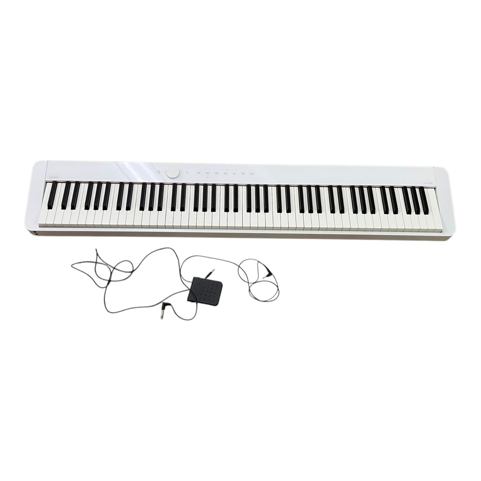 □CASIO PX-S1000WE 電子ピアノ 88鍵 ホワイト 本体 ペダル付 - メルカリ