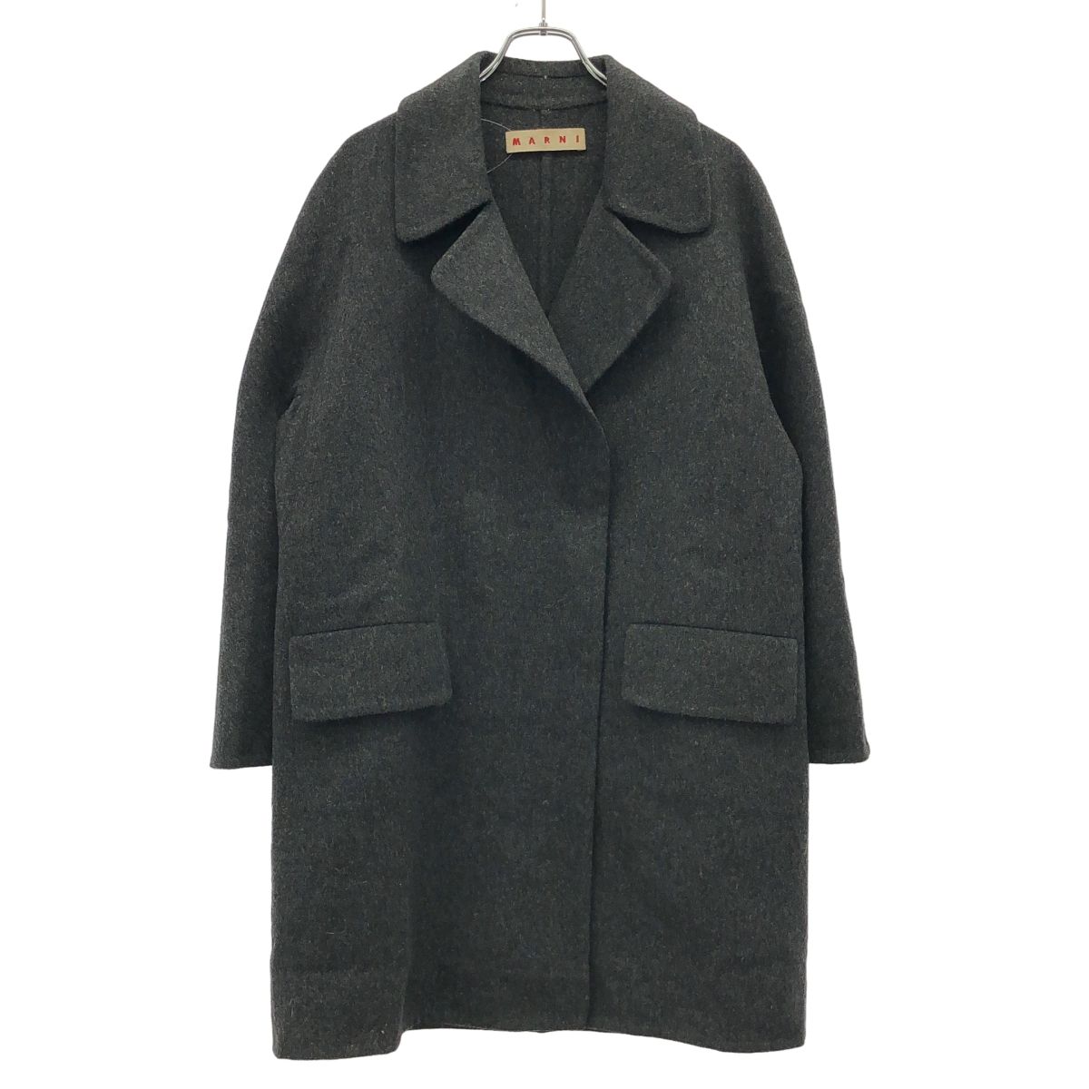 MARNI マルニ 13AW ウールフェルトコート グレー 38 - メルカリ