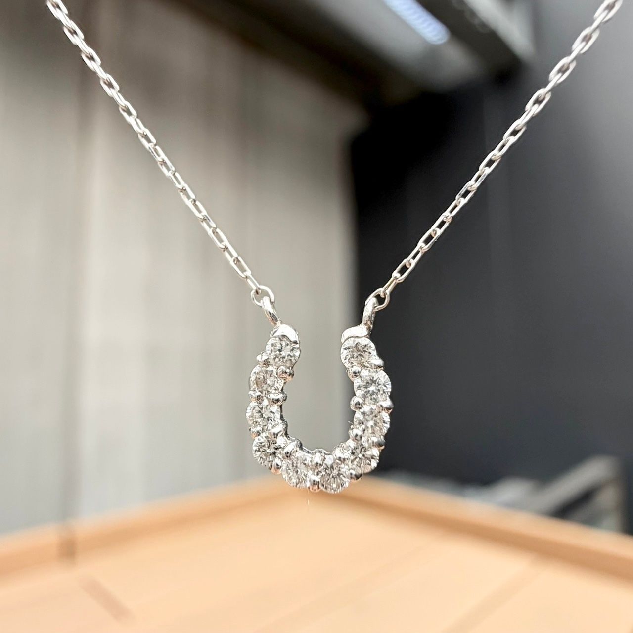 K18WG ダイヤモンド0.10ct ネックレス 【公式通販】