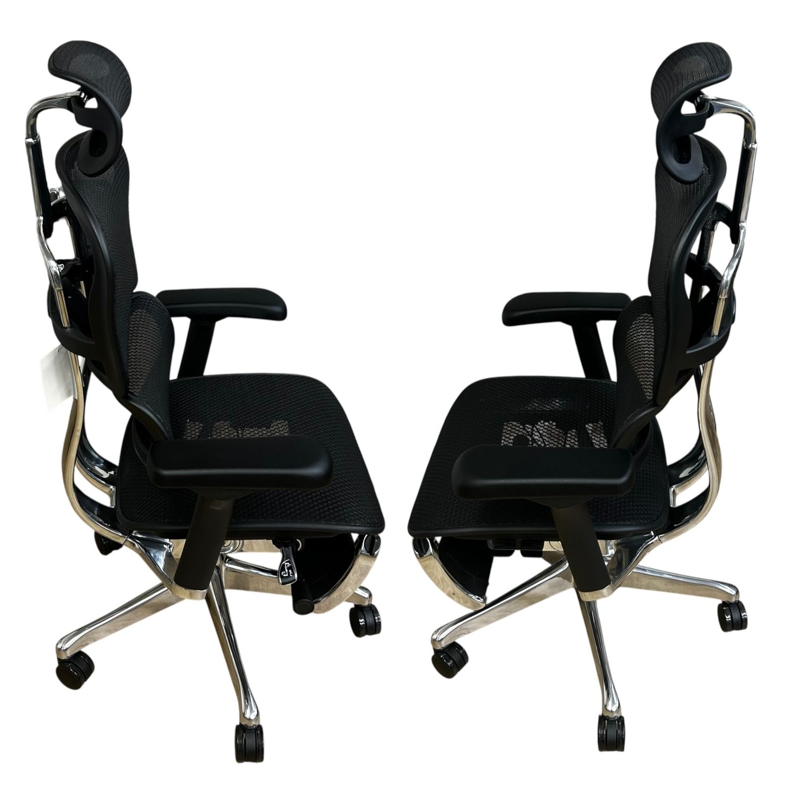  ▲ エルゴヒューマンプロ2 Ergohuman Pro 2 オットマン内蔵型 DR 高機能オフィスチェア メッシュ ブラック 人間工学設計 可動アーム 昇降リクライニング機能付き2326153 2326153 仕事用チェア オフィスチェア ワークチェア 椅子 チェア