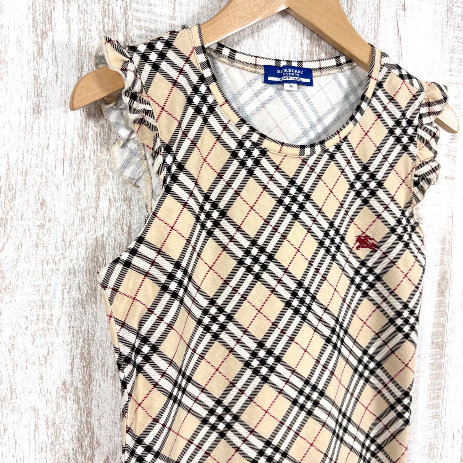 美品 BURBERRY BLUE LABEL バーバリーブルーレーベル 定番カラー