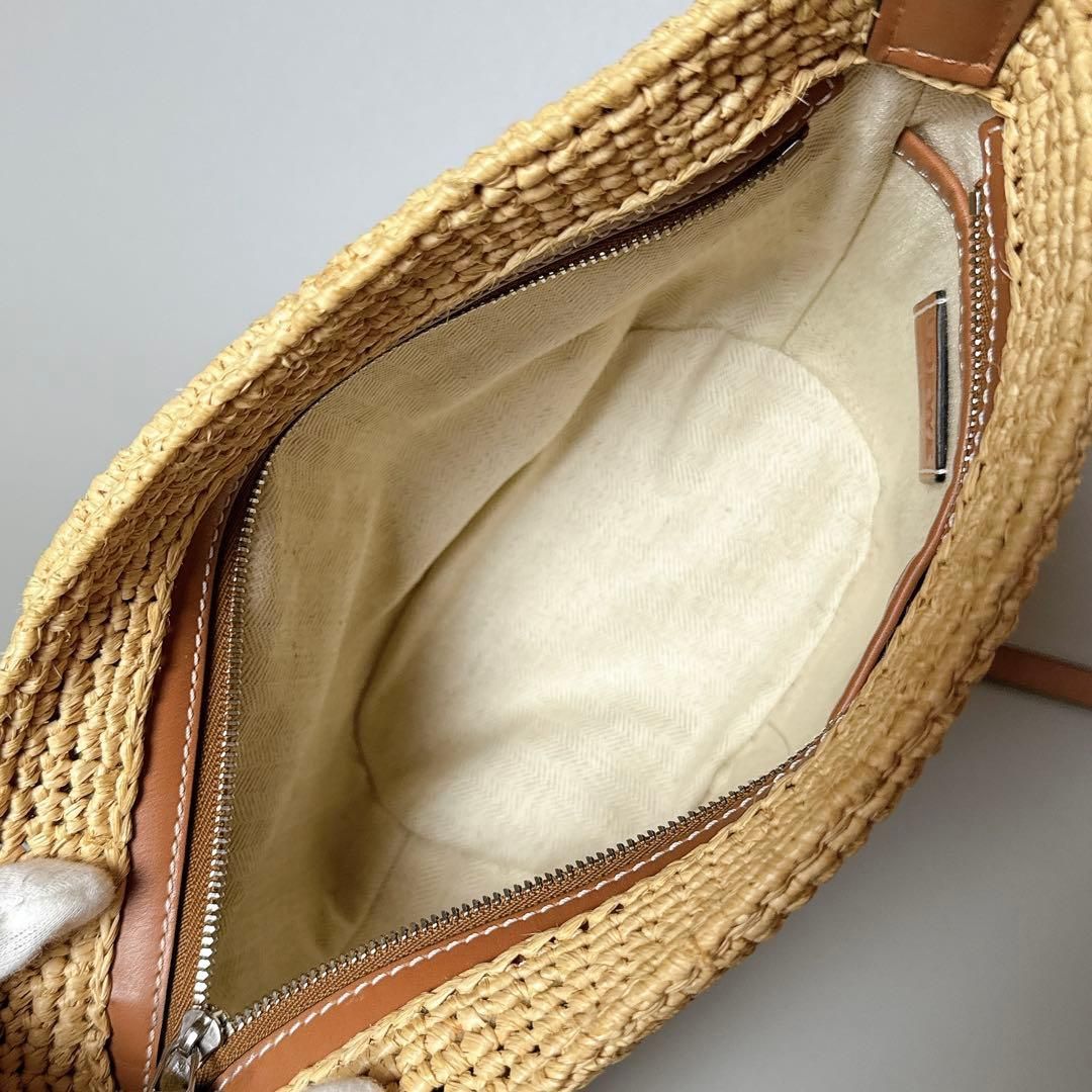 LOEWE / スリット ポシェットバッグ ショルダーバッグ かごバッグ
