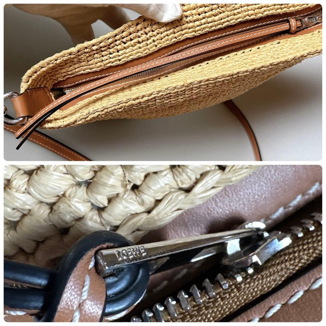 LOEWE / スリット ポシェットバッグ ショルダーバッグ かごバッグ