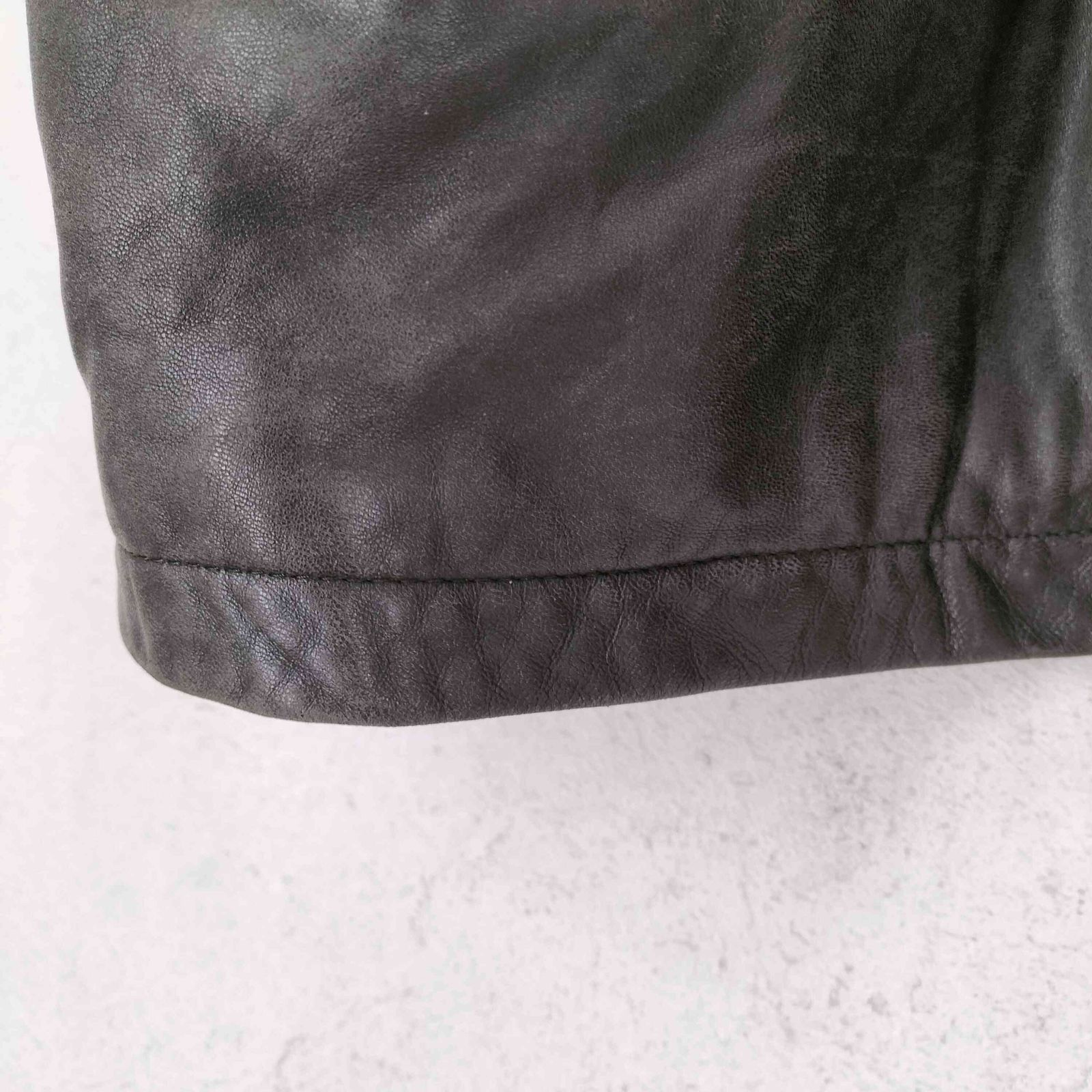 ユーズドフルギ USED古着 lamb leather 裏地キルティングラムレザー 