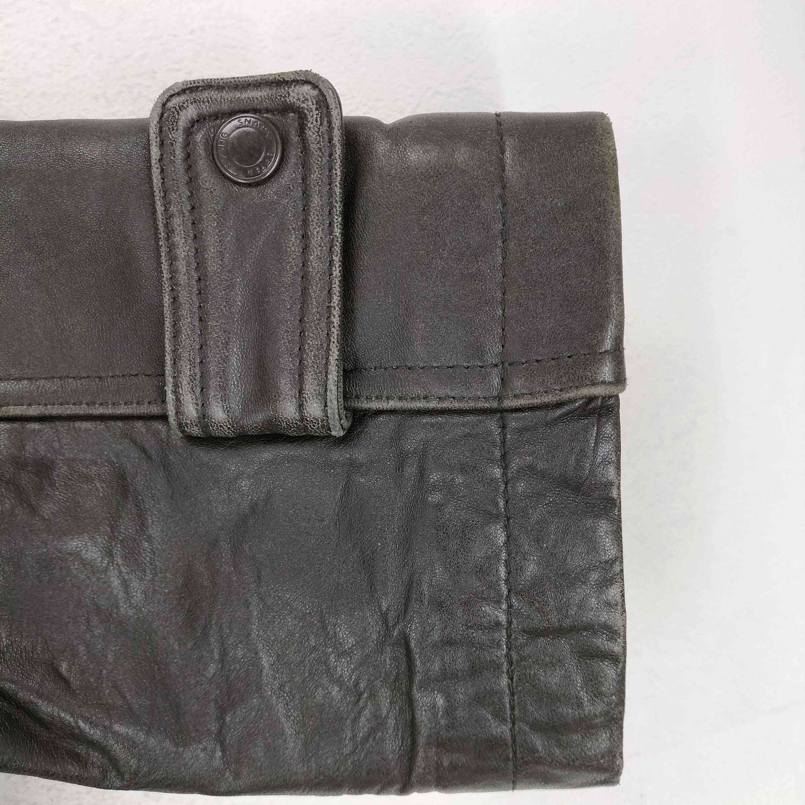 ユーズドフルギ USED古着 lamb leather 裏地キルティングラムレザー 