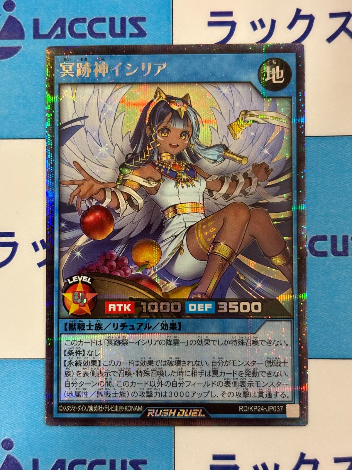 遊戯王ラッシュデュエル 冥跡神イシリア 絵違い シークレット/シク/SEC