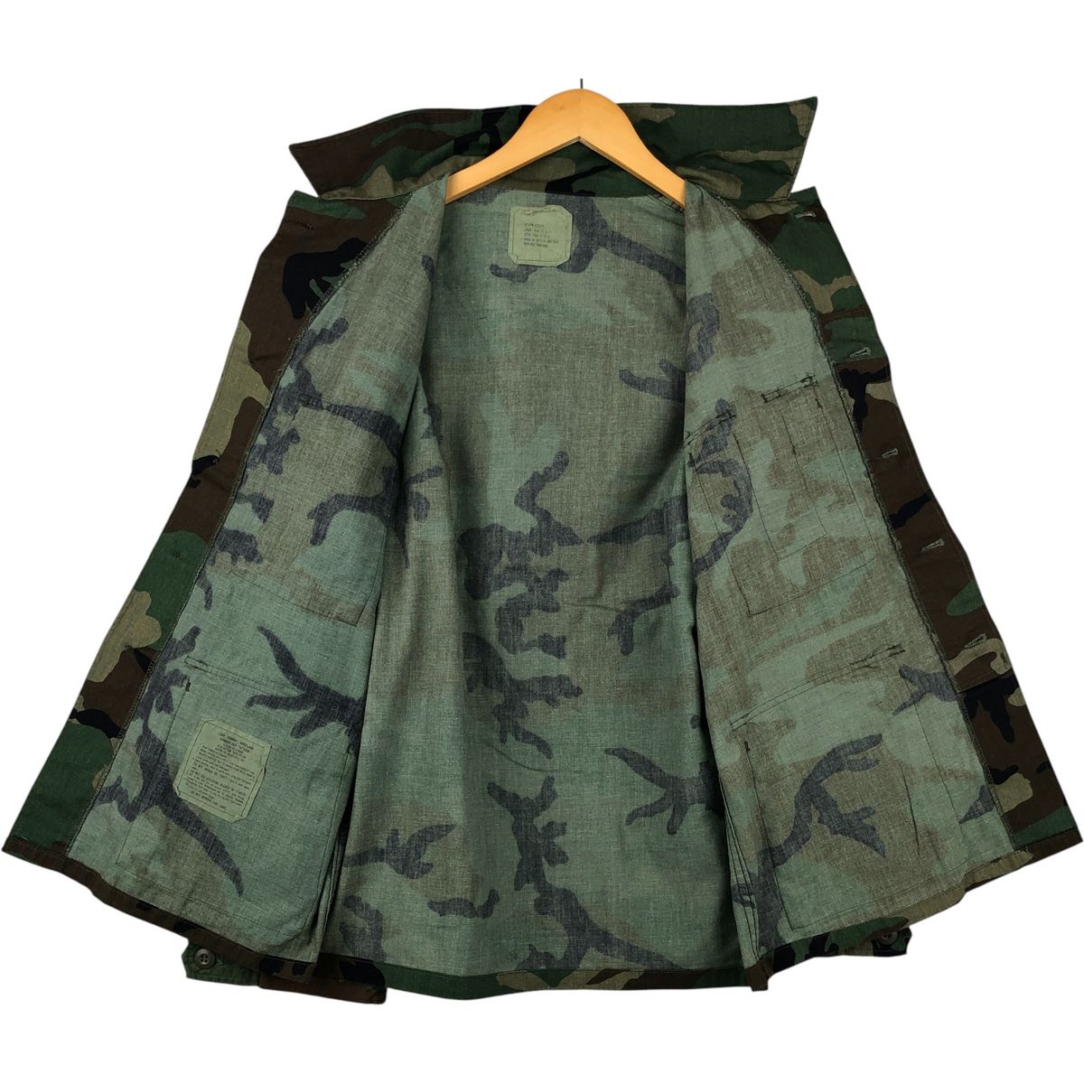 古着 80年代 米軍実品 迷彩柄 ウッドランドカモ B.D.U ミリタリー 