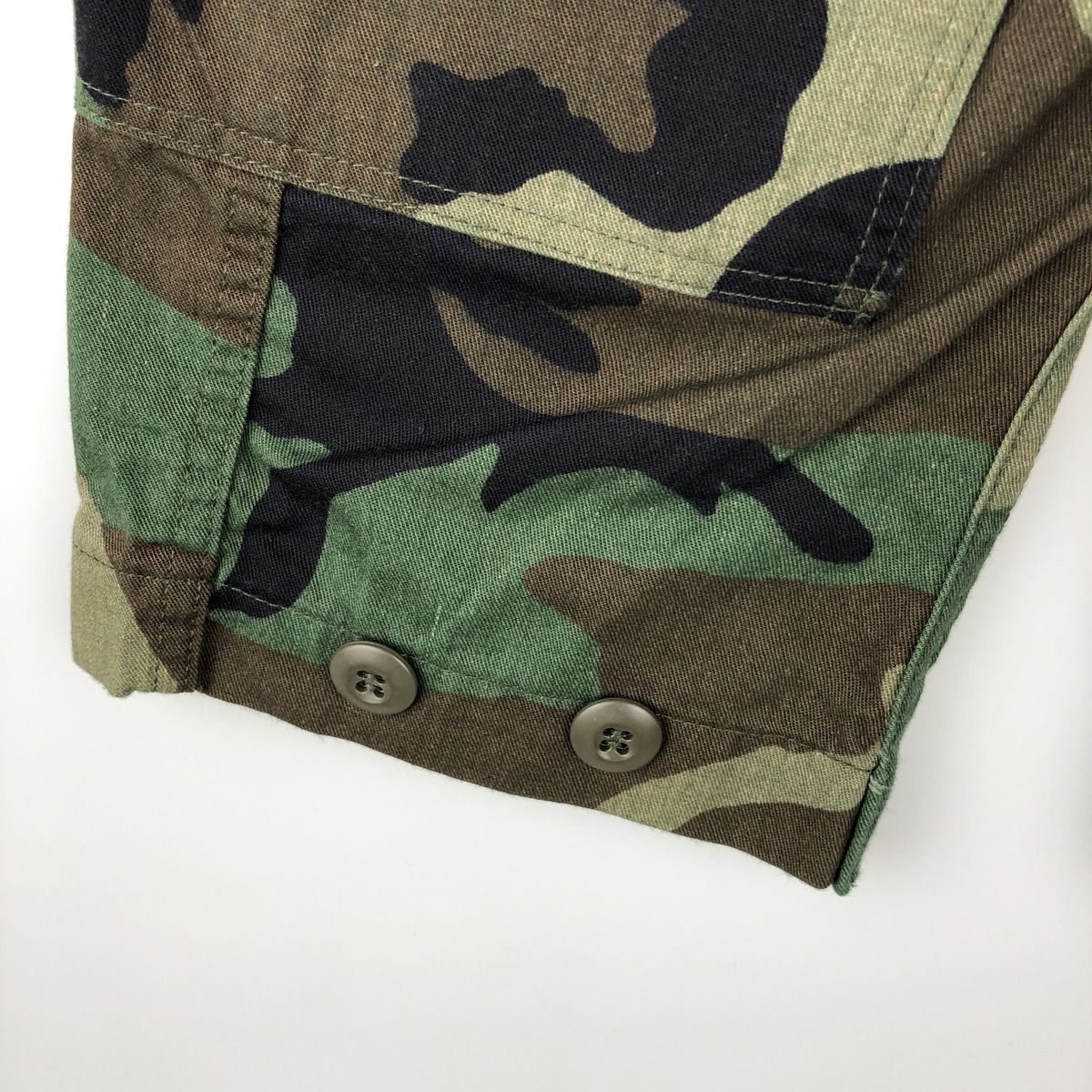 古着 80年代 米軍実品 迷彩柄 ウッドランドカモ B.D.U ミリタリー 
